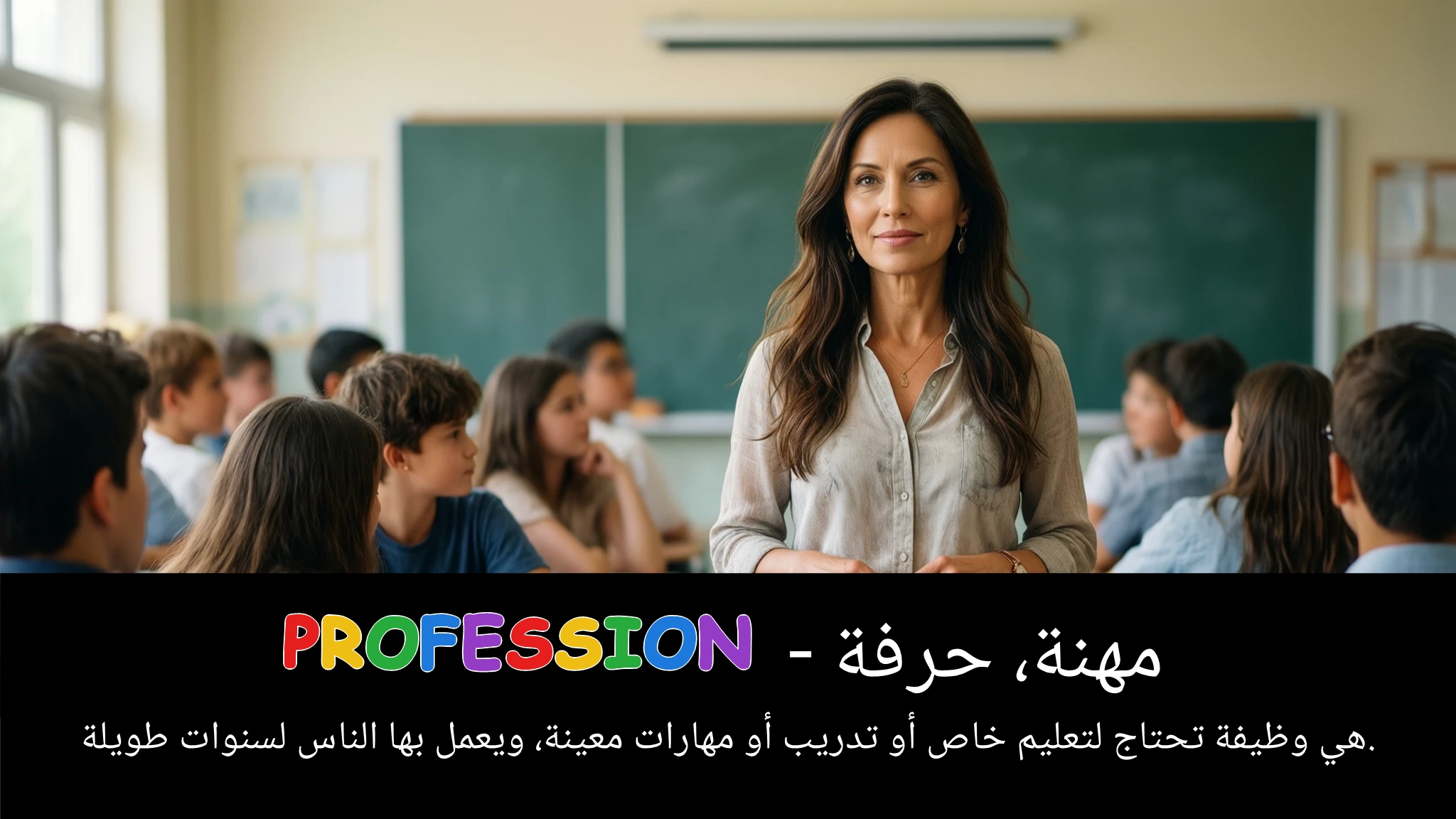 Arabic Illustration for profession